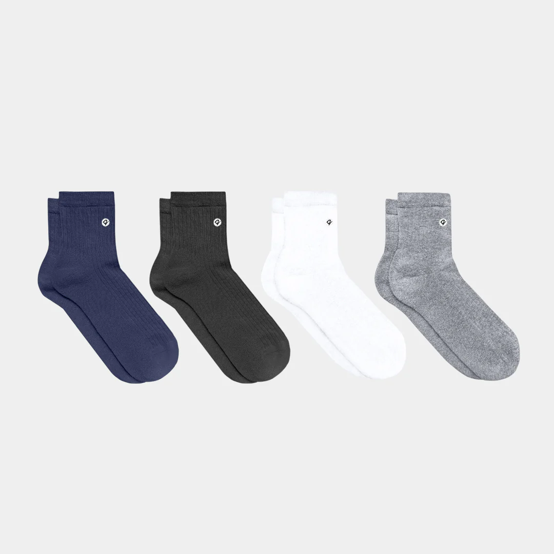 Cotton Quarter Pacers (Midweight) - 97% Organic Cotton (4 pack) - Image 5