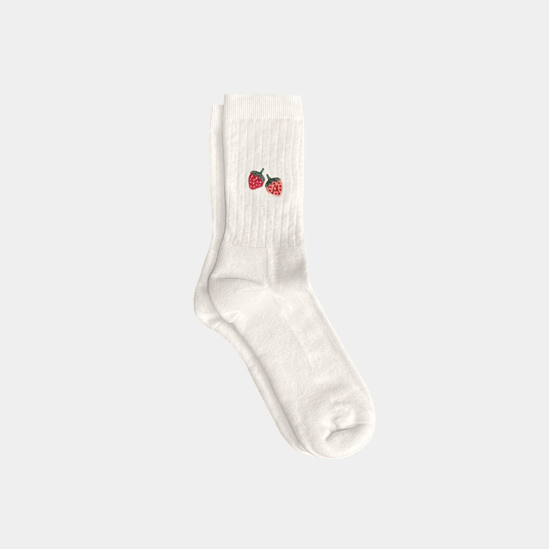 Embroidered Midweight Crew Pacers - 97% Organic Cotton - Image 10