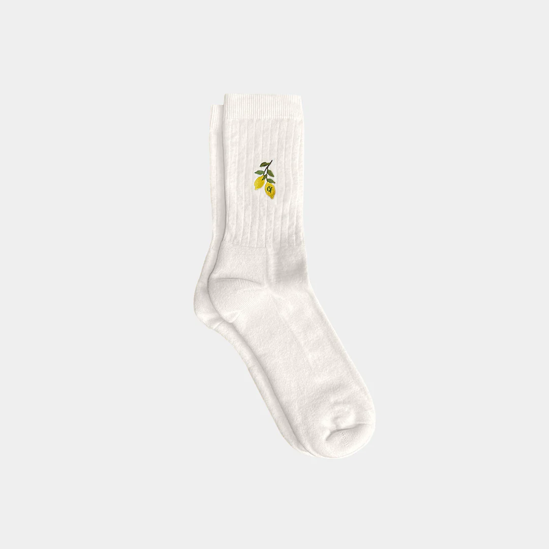 Embroidered Midweight Crew Pacers - 97% Organic Cotton - Image 11