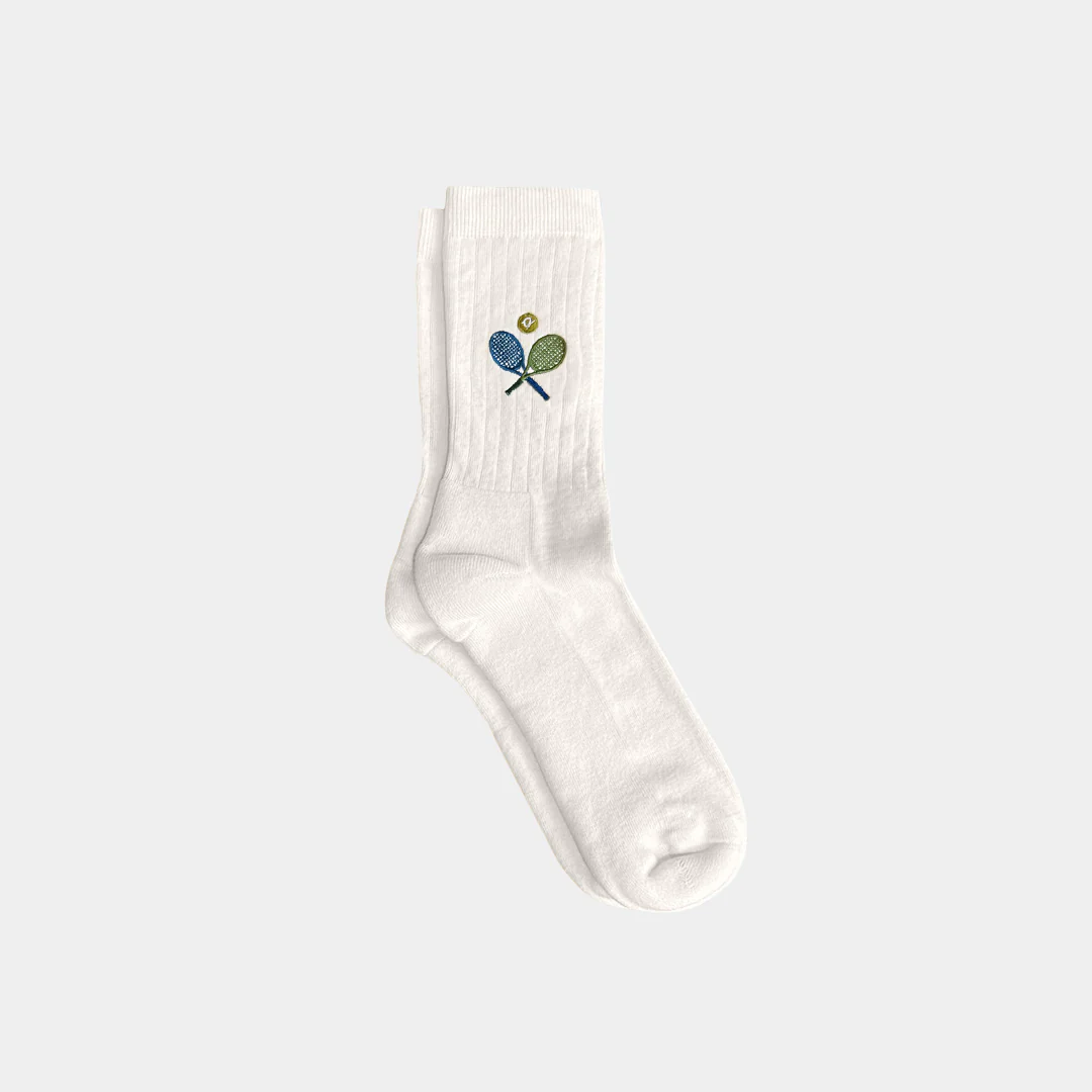 Embroidered Midweight Crew Pacers - 97% Organic Cotton - Image 12