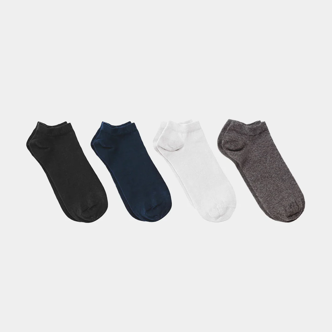 Everyday Adult Lightweight Ankle Socks - 98% Organic Cotton (4 pack) - Image 6