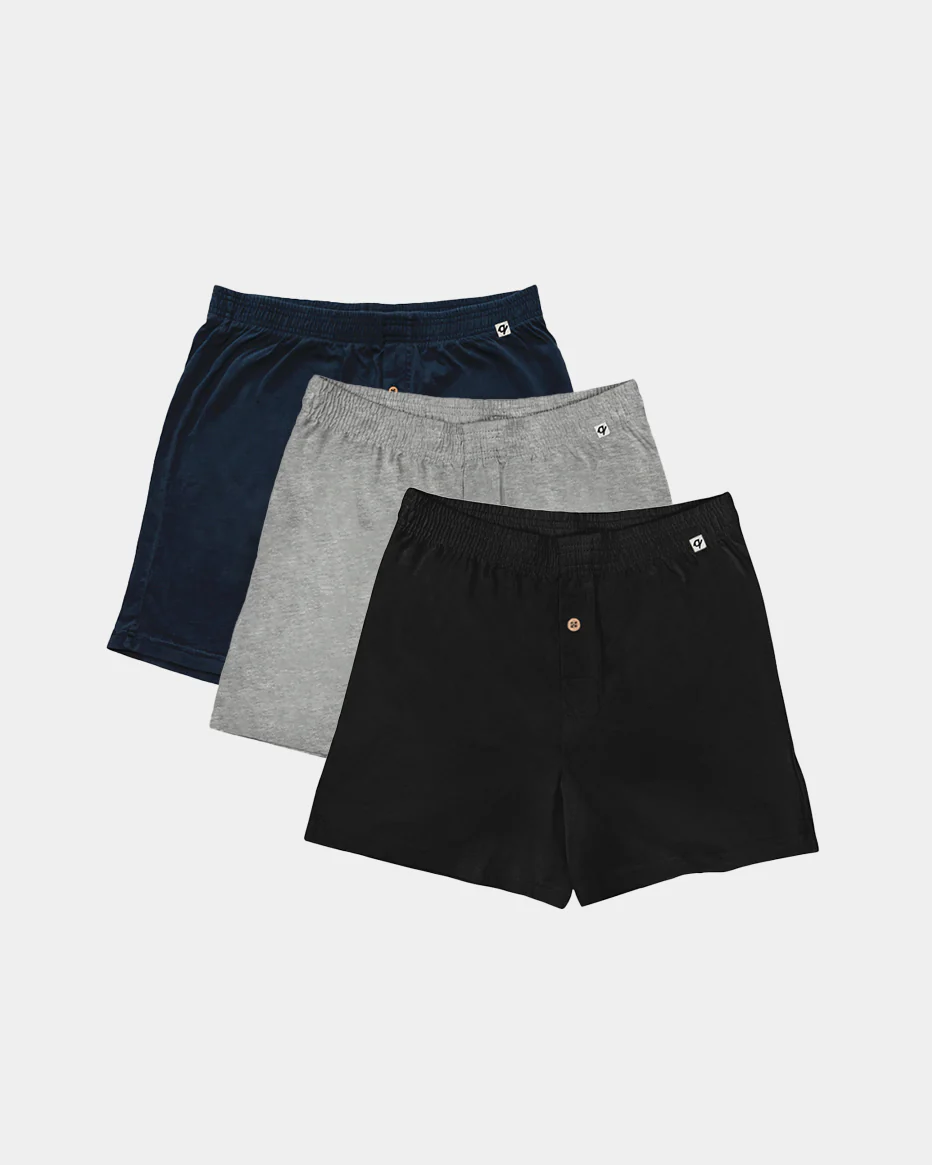 Everyday Knit Boxers - 100% Organic Cotton (3 pack) - Image 8
