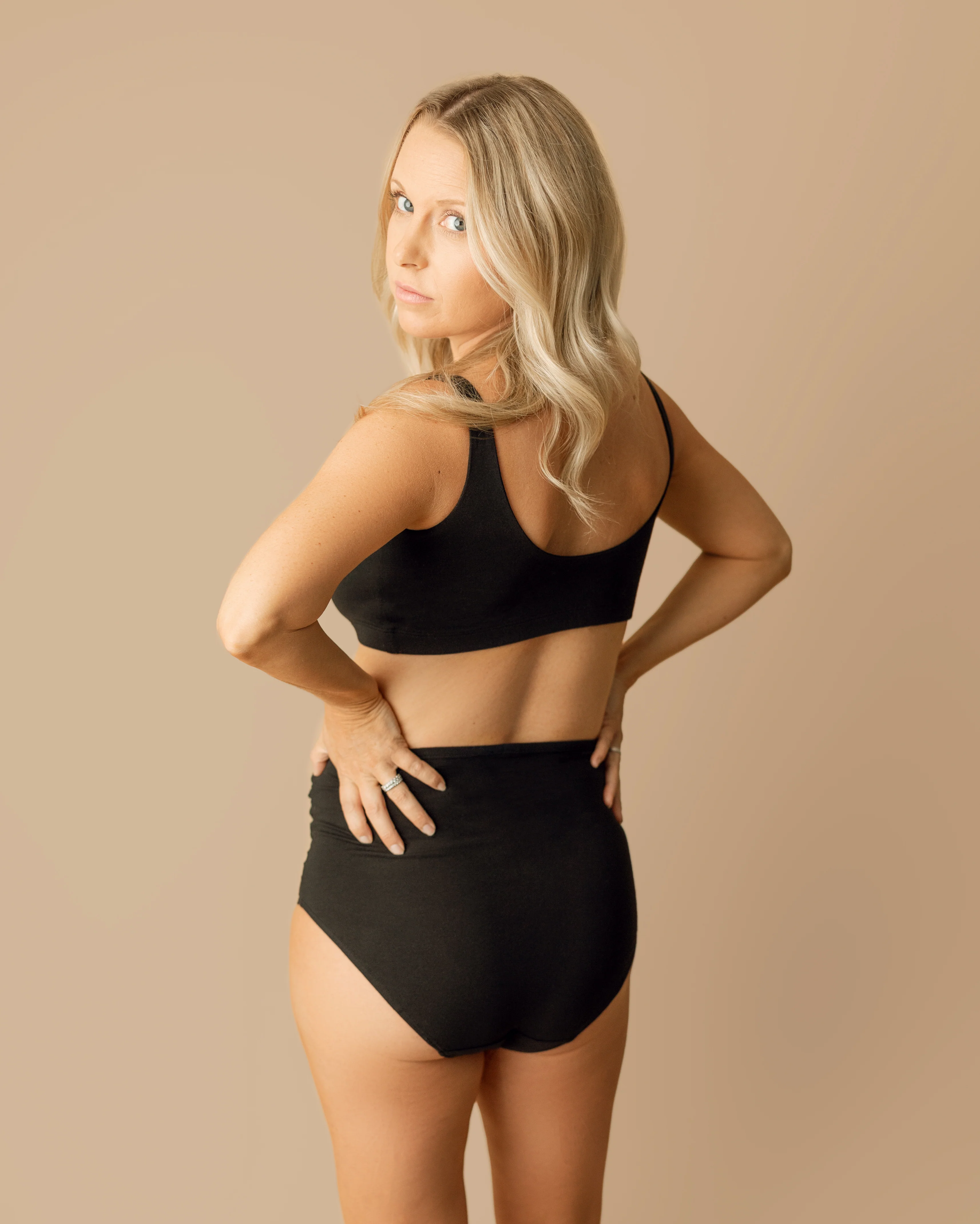 Maternity High Waist Briefs - 95% Organic Cotton - Image 3