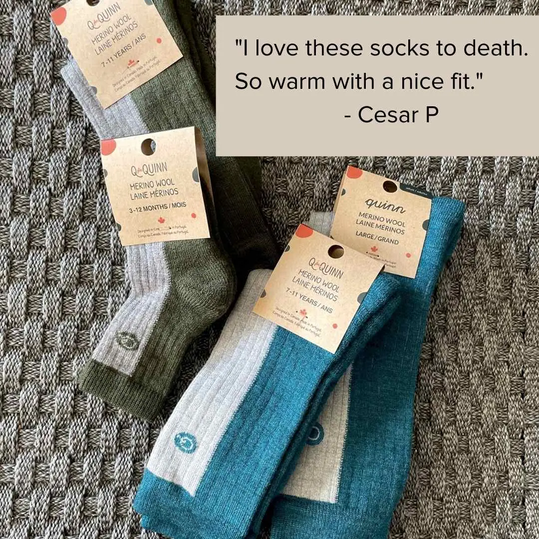 Merino Wool Midweight Adult Socks Multipack (4 pack) - Image 10