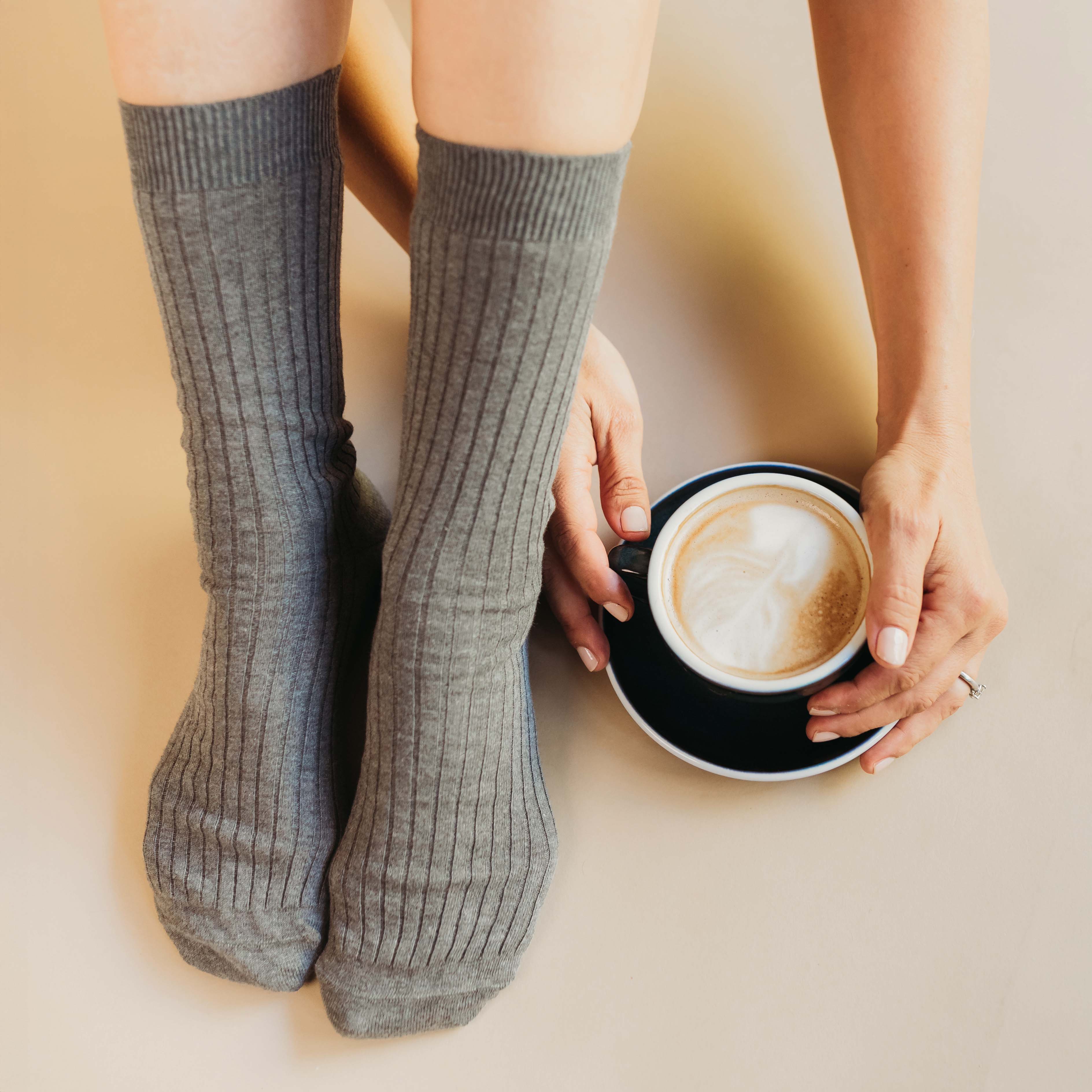 Adult Ribbed Socks - 100% Organic Cotton - Image 8