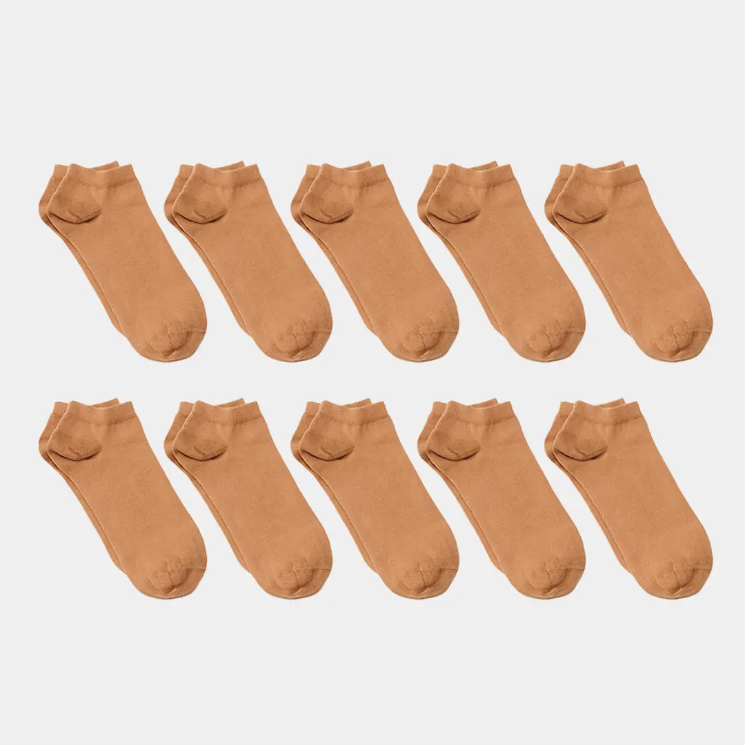 Natural (no dye) Kids' Ankle Socks  - 98% Organic Cotton - Image 10
