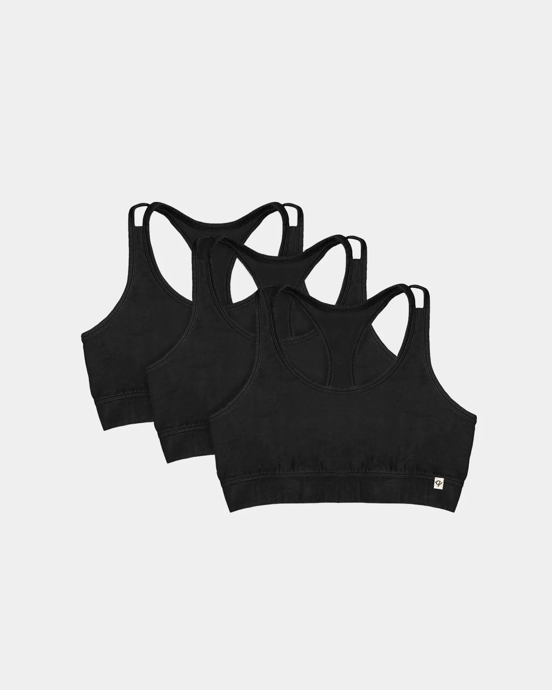 Organic Racerback Sports Bra - 95% Organic Cotton - Image 36