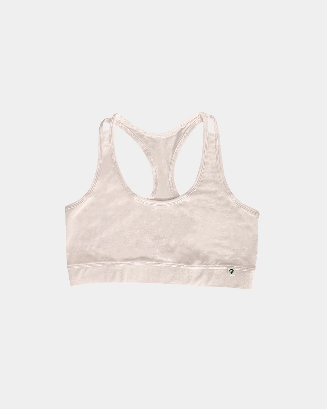 Organic Racerback Sports Bra - Natural, Plant Dyes - 95% Organic Cotton - Image 4