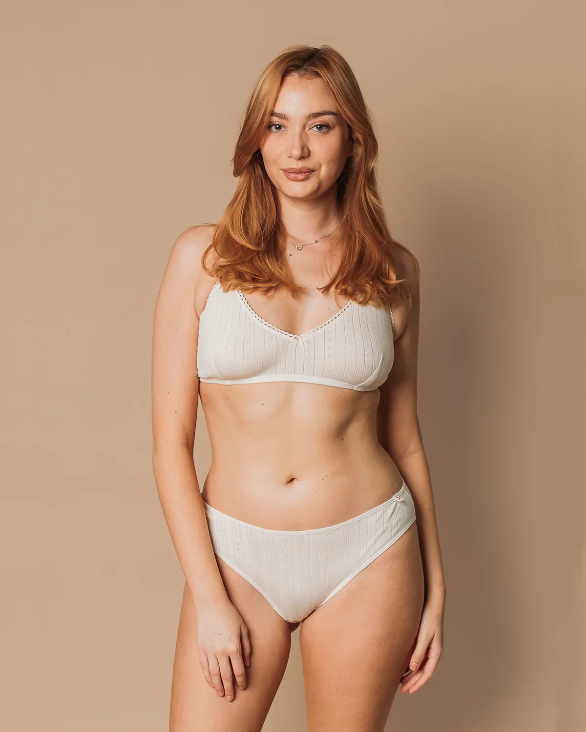 Women's Pointelle French Cut Bikini - 100% Organic Cotton - Image 9