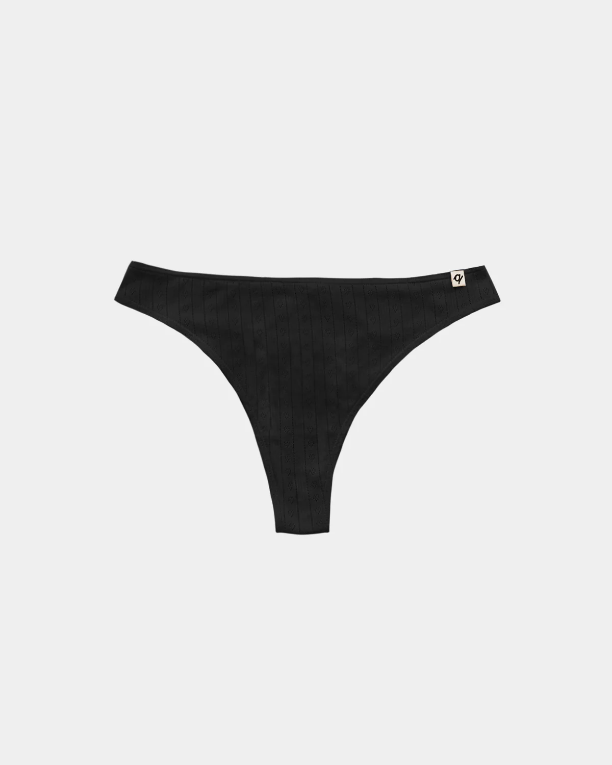 Women's Pointelle Thong - 100% Organic Cotton - Image 18