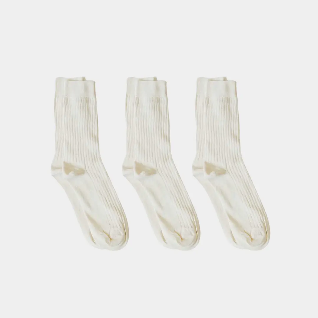 Adult Ribbed Socks - 100% Organic Cotton - Image 20