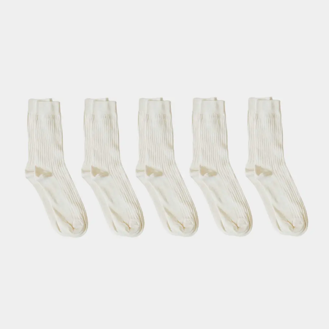 Adult Ribbed Socks - 100% Organic Cotton - Image 21