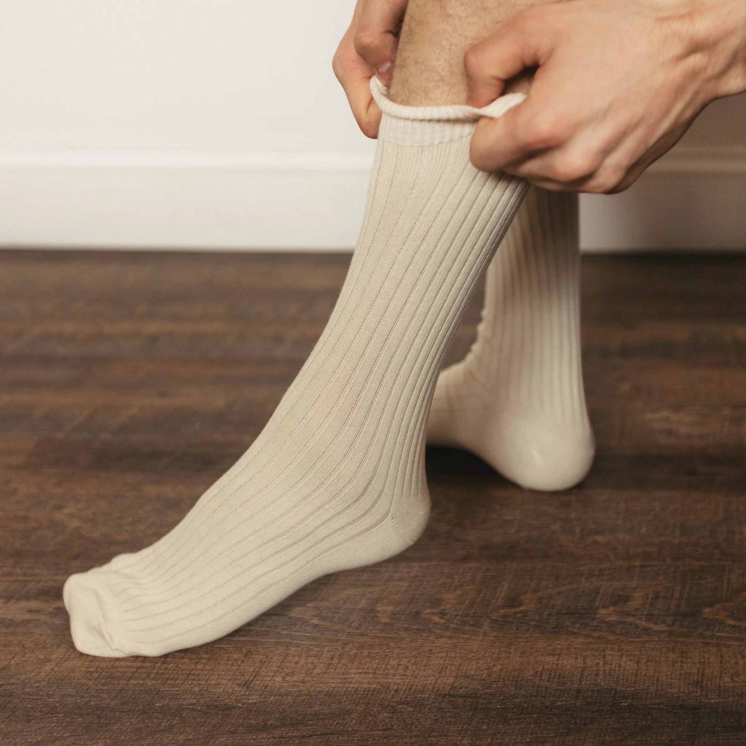 Adult Ribbed Socks - 100% Organic Cotton - Image 11