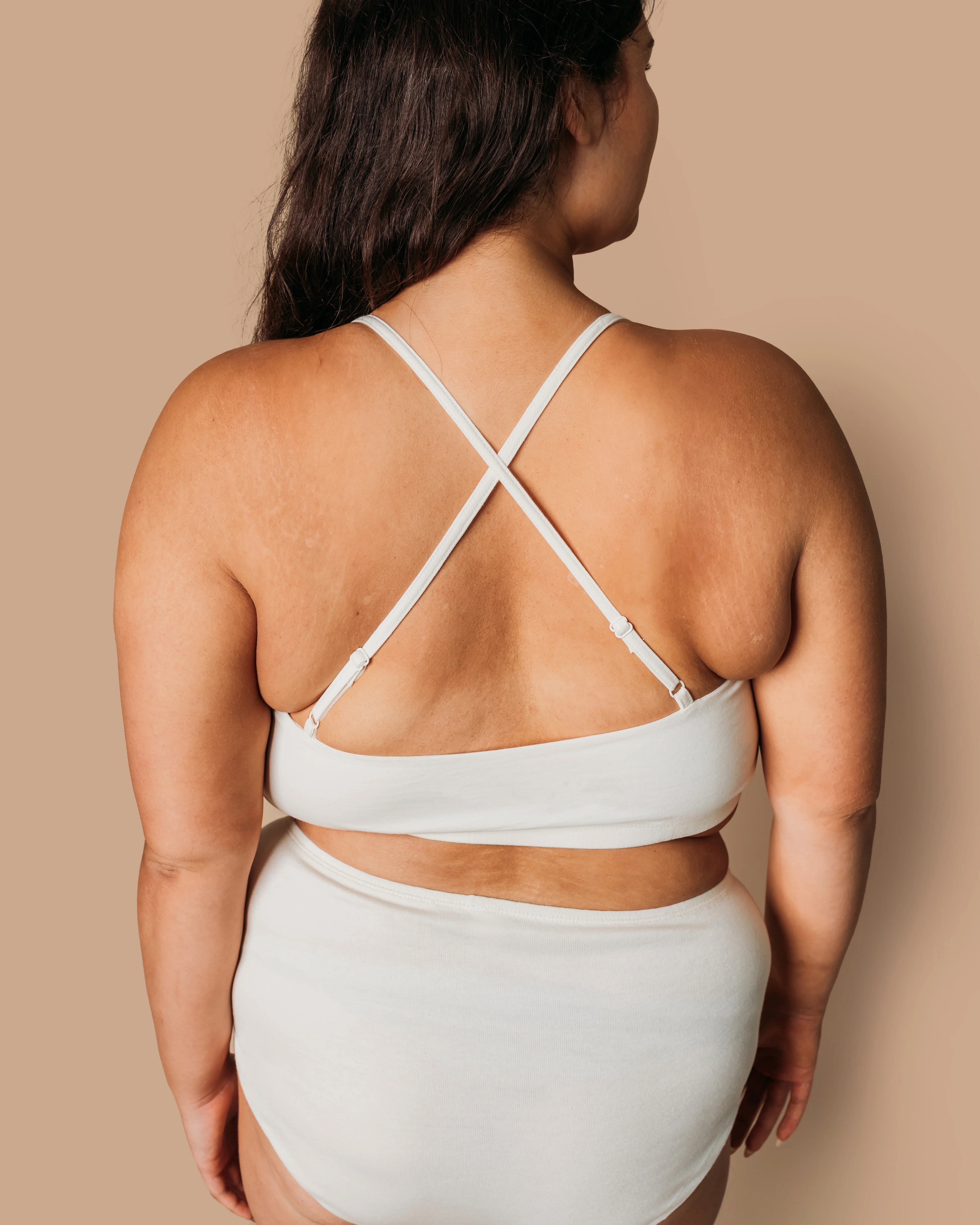 Natural (no dye) Classic Briefs & Bralette Set (2 Pack) - 100% Organic Cotton - Image 5