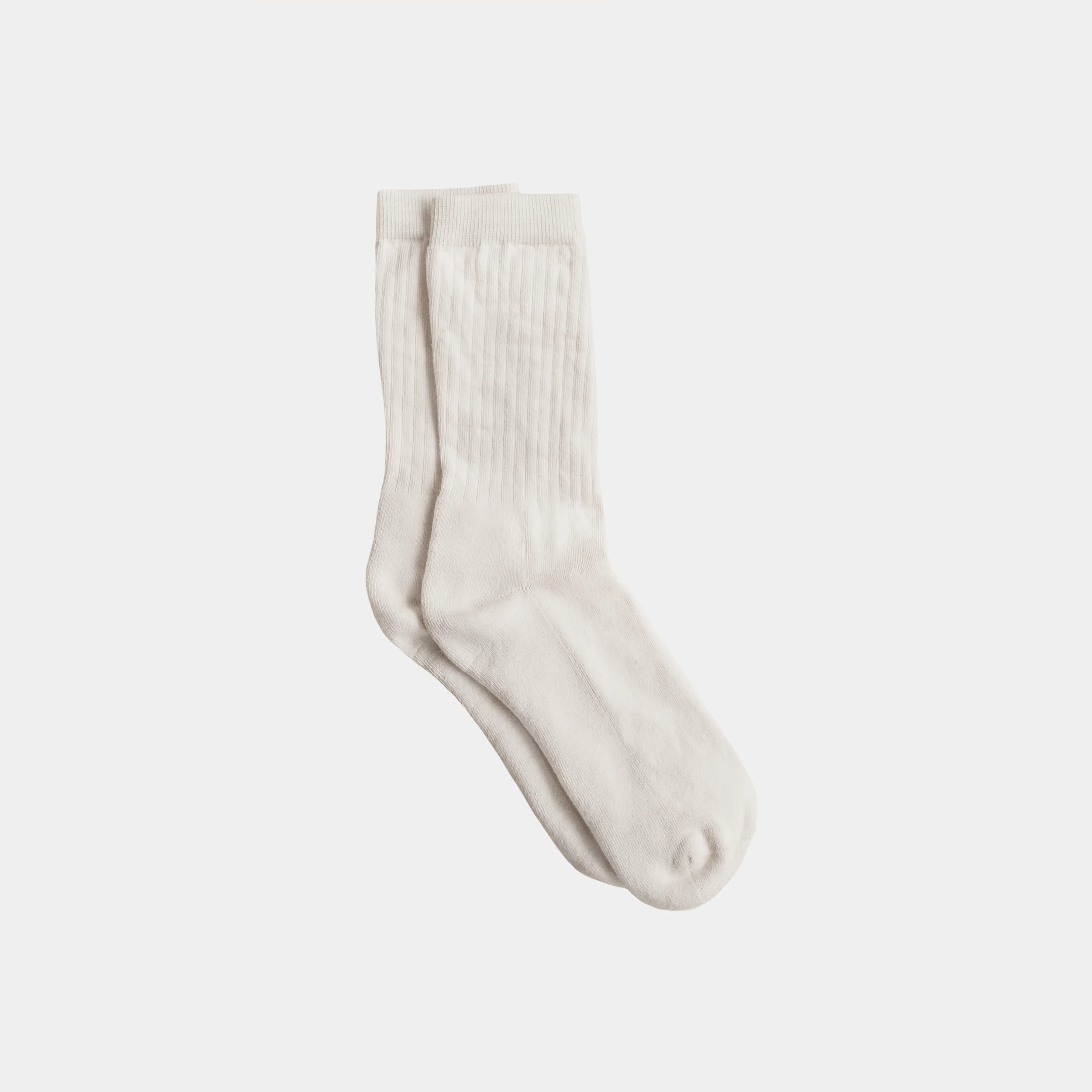 Natural (no dye) Midweight Crew Pacers - 97% Organic Cotton - Image 13