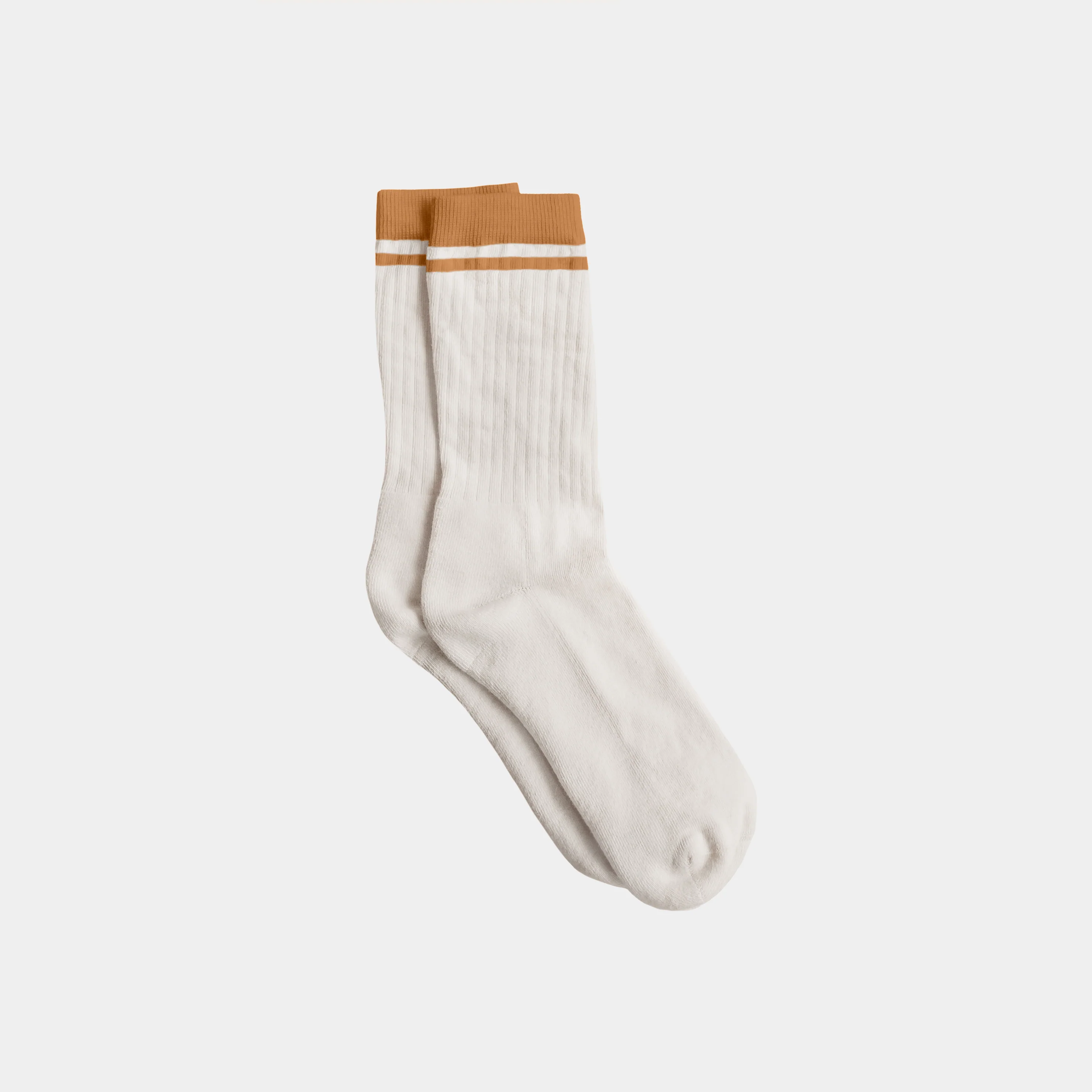 Natural (no dye) Midweight Crew Pacers - 97% Organic Cotton - Image 14