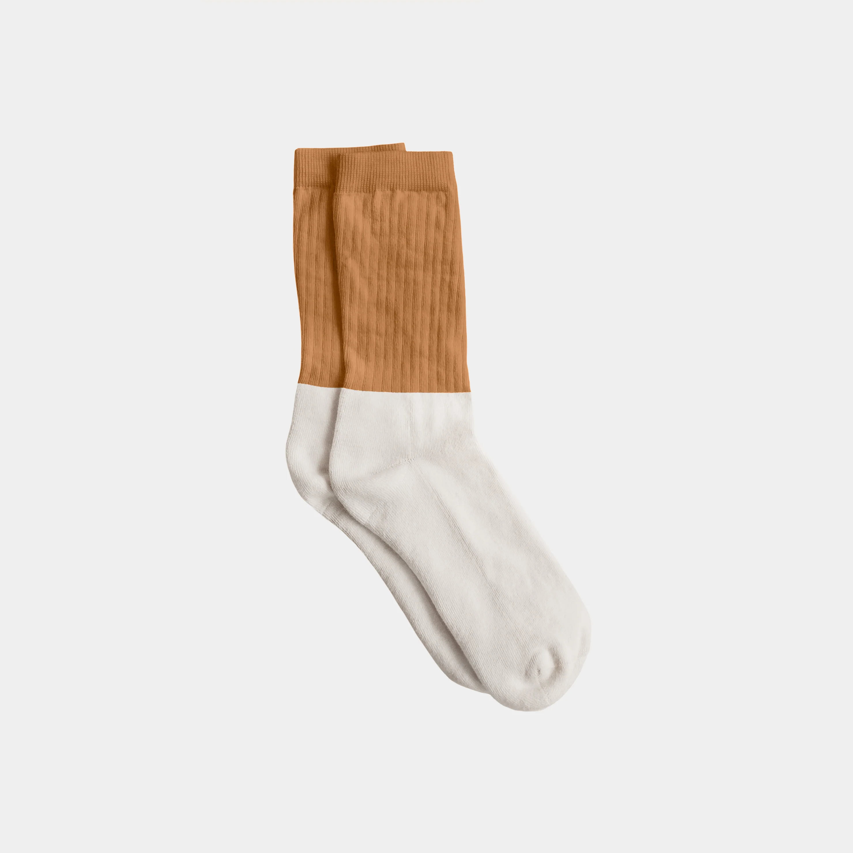 Natural (no dye) Midweight Crew Pacers - 97% Organic Cotton - Image 15