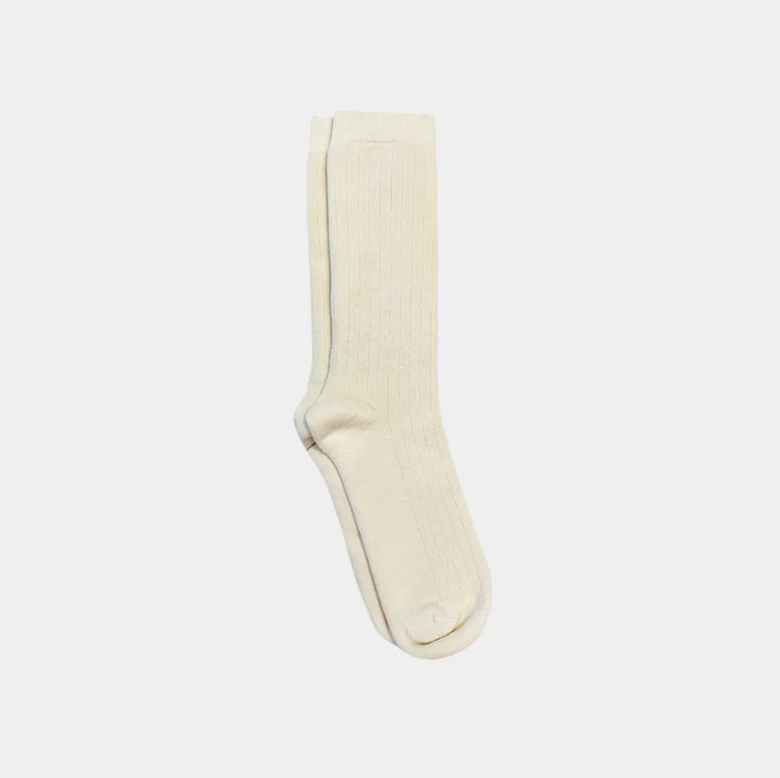 Natural (no dye) Heavyweight (Thick) Cotton Adult Socks - Image 5