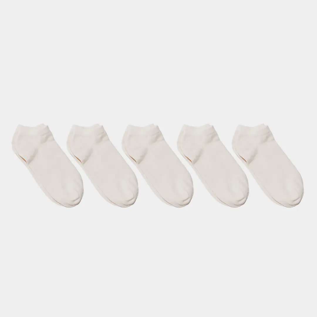 Natural (no dye) Kids' Ankle Socks  - 98% Organic Cotton - Image 6