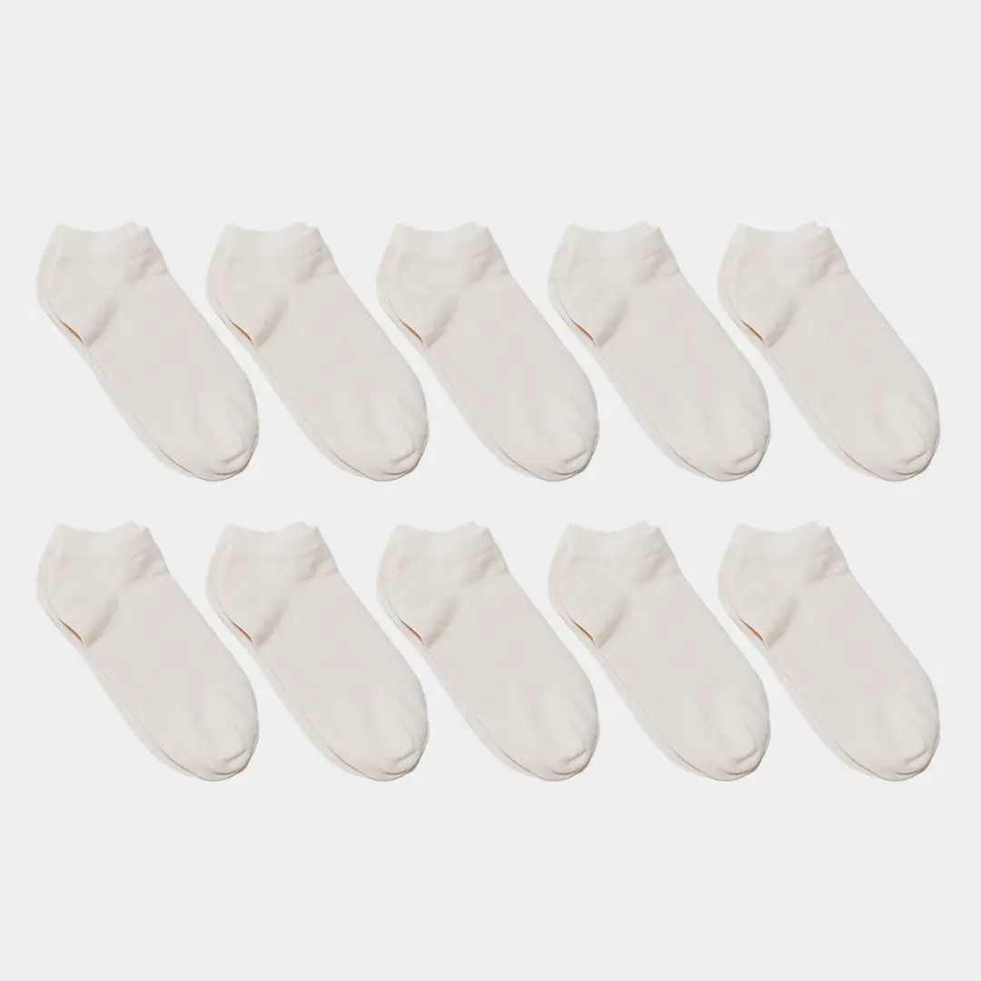Natural (no dye) Kids' Ankle Socks  - 98% Organic Cotton - Image 7