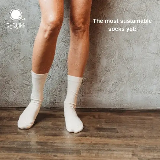 Natural (no dye) Adult Trouser Socks - 98% Organic Cotton - Image 12