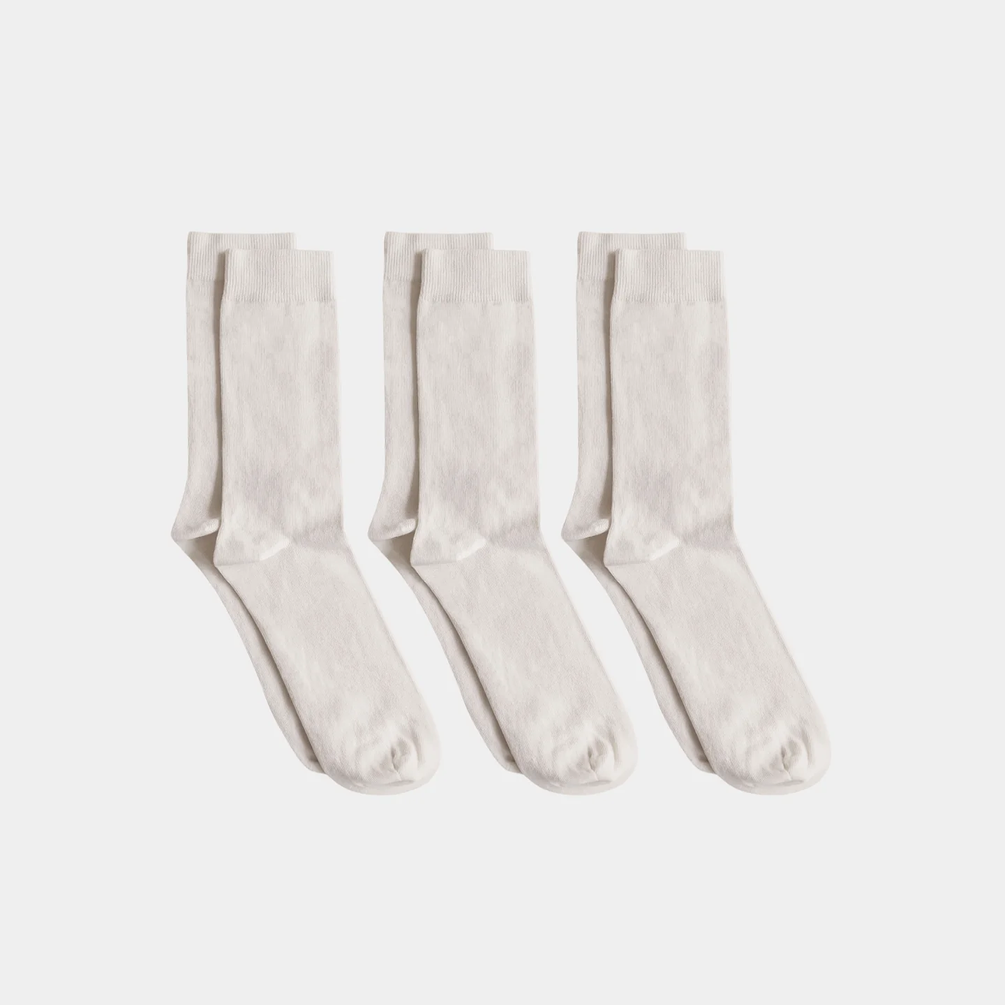 Natural (no dye) Adult Trouser Socks - 98% Organic Cotton - Image 14