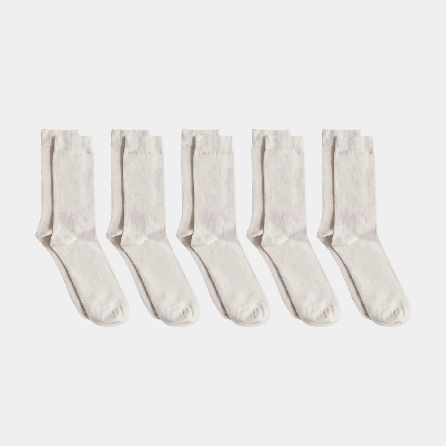 Natural (no dye) Adult Trouser Socks - 98% Organic Cotton - Image 15