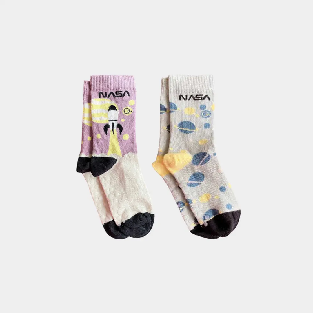 Space Organic Cotton Socks - Baby