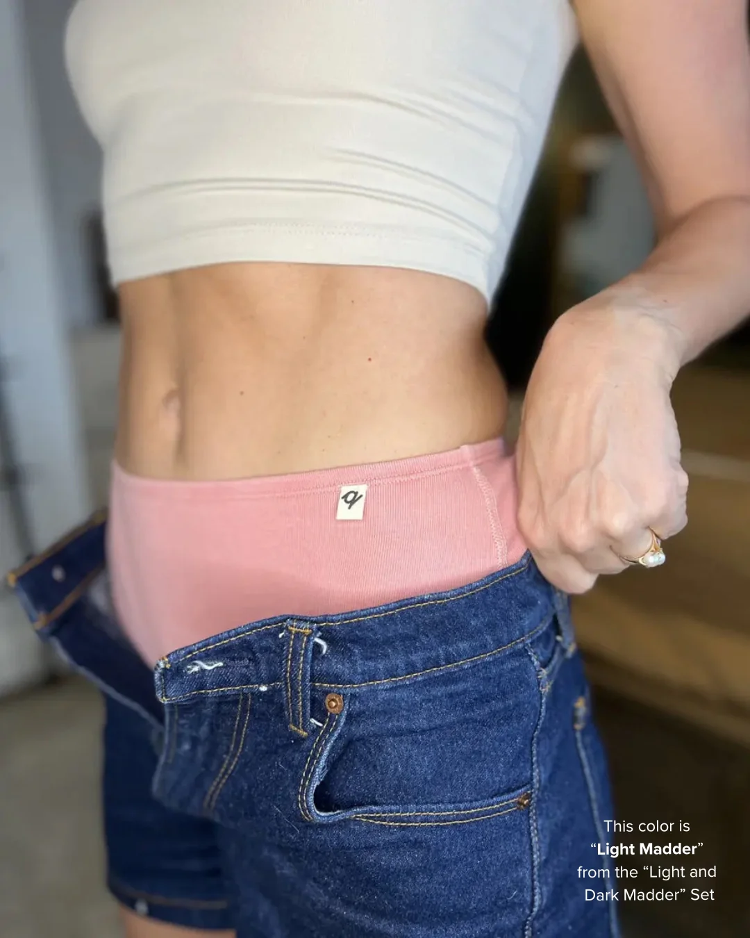 Womens Classic Brief - Natural, Plant Dyes - 100% Organic Cotton (2 pack) - Image 8
