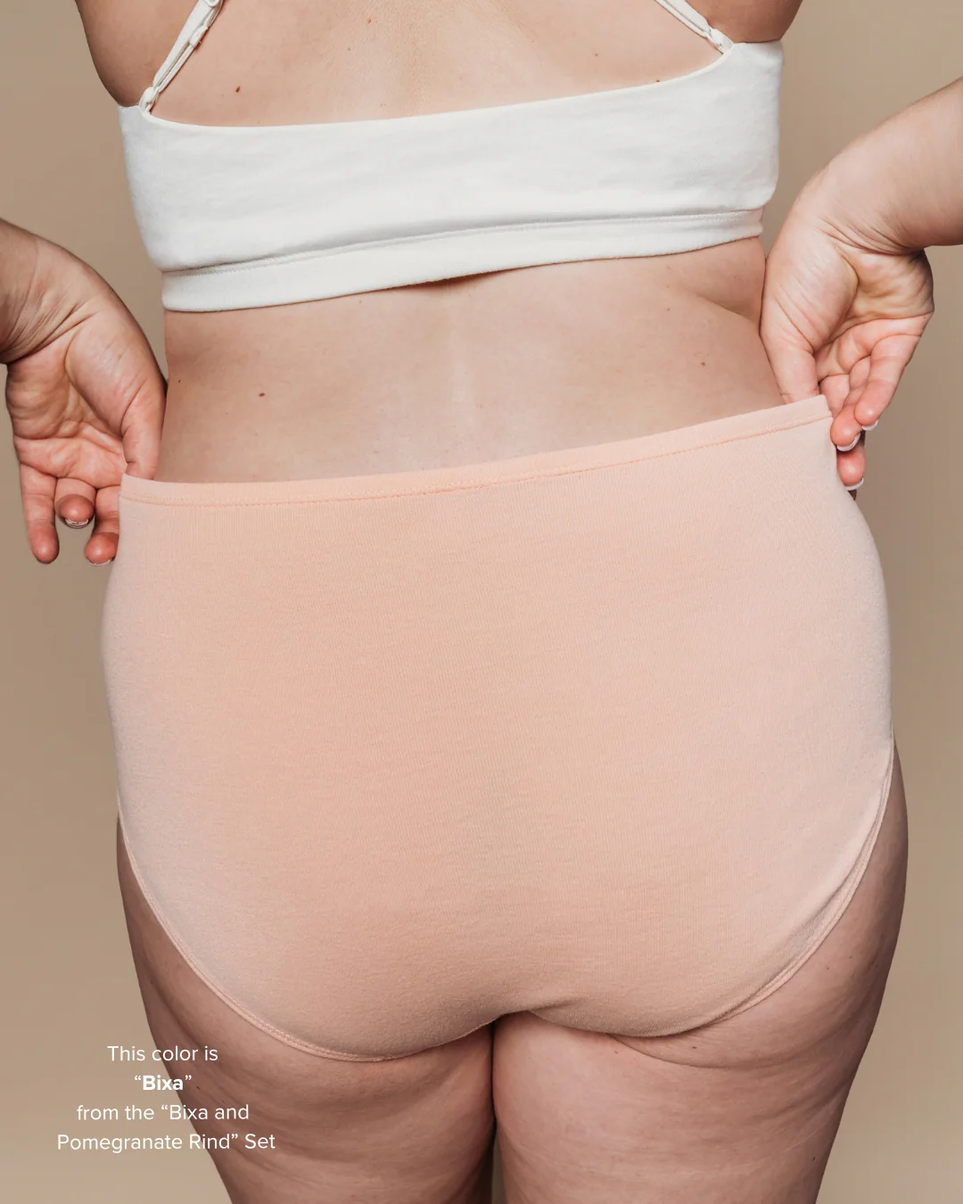 Womens Classic Brief - Natural, Plant Dyes - 100% Organic Cotton (2 pack) - Image 6