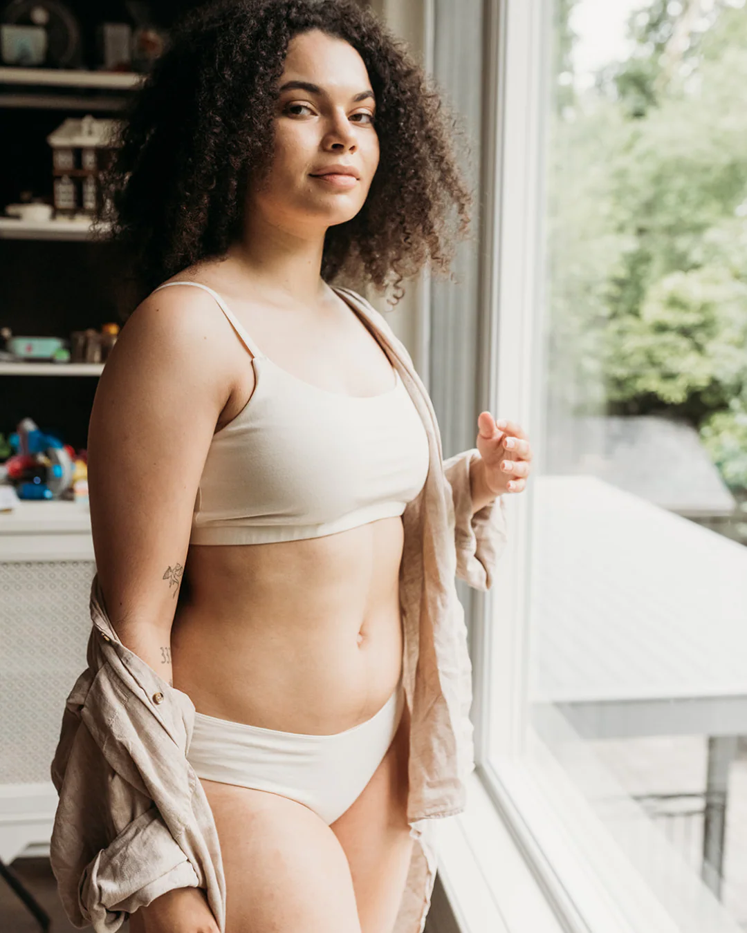 Natural (no dye) Womens Everyday Bikini - 100% Organic Cotton - Image 6