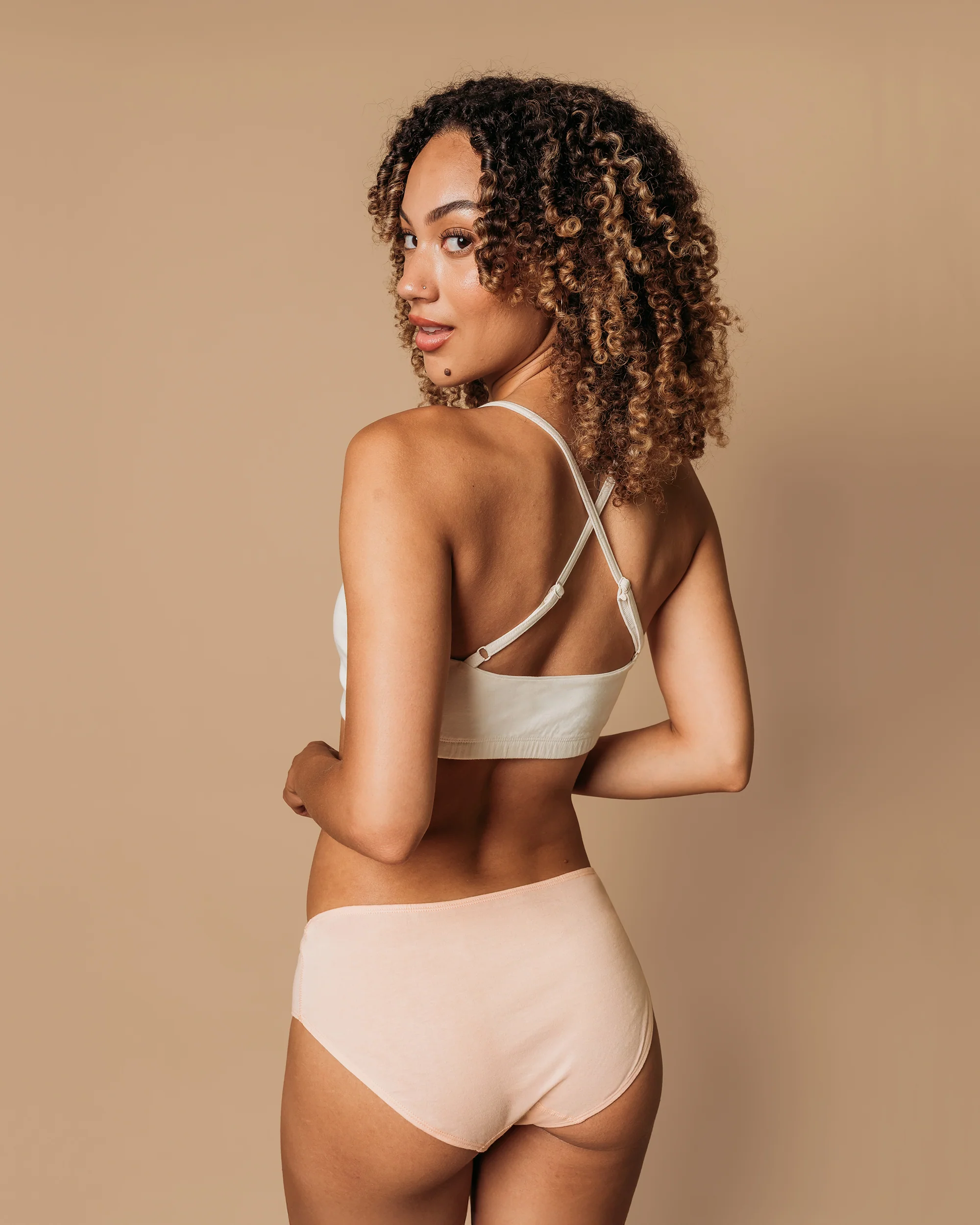 Womens Everyday Bikini - Natural, Plant Dyes - 100% Organic Cotton (2 pack) CLEARANCE