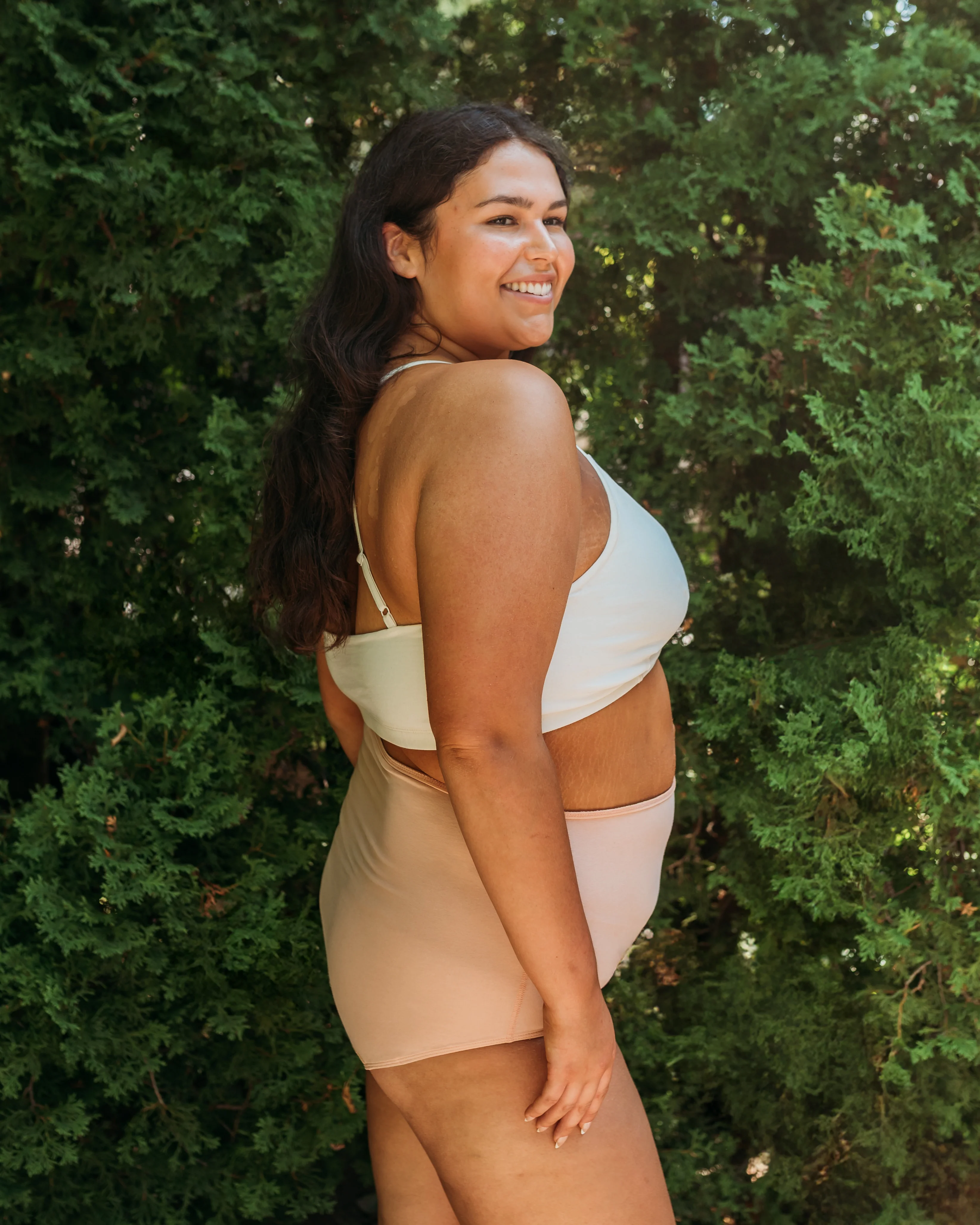 Women's High Waist Brief - Natural, Plant Dyes - 95% Organic Cotton (2 pack) - Image 10