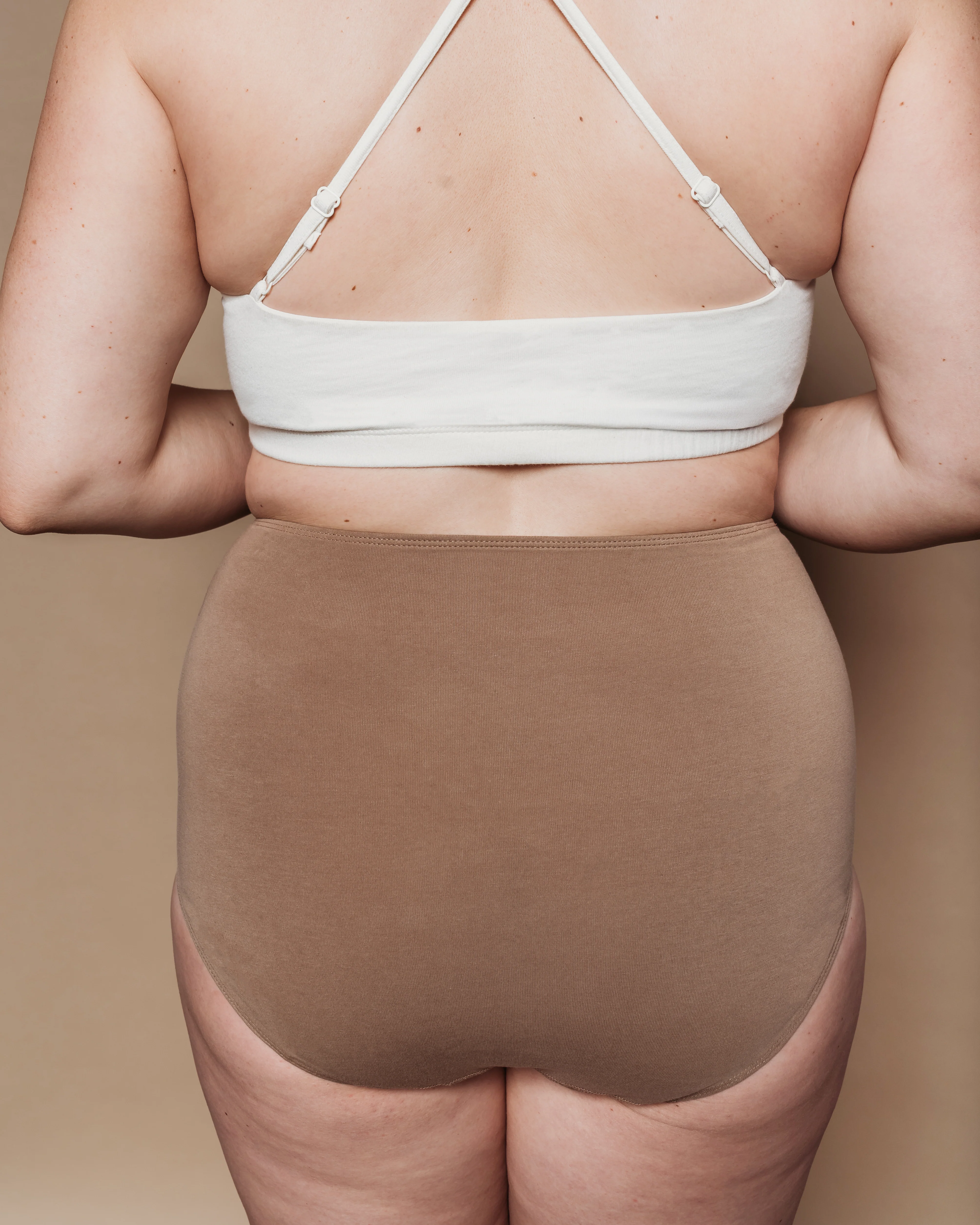 Women's High Waist Brief - Natural, Plant Dyes - 95% Organic Cotton (2 pack) - Image 32
