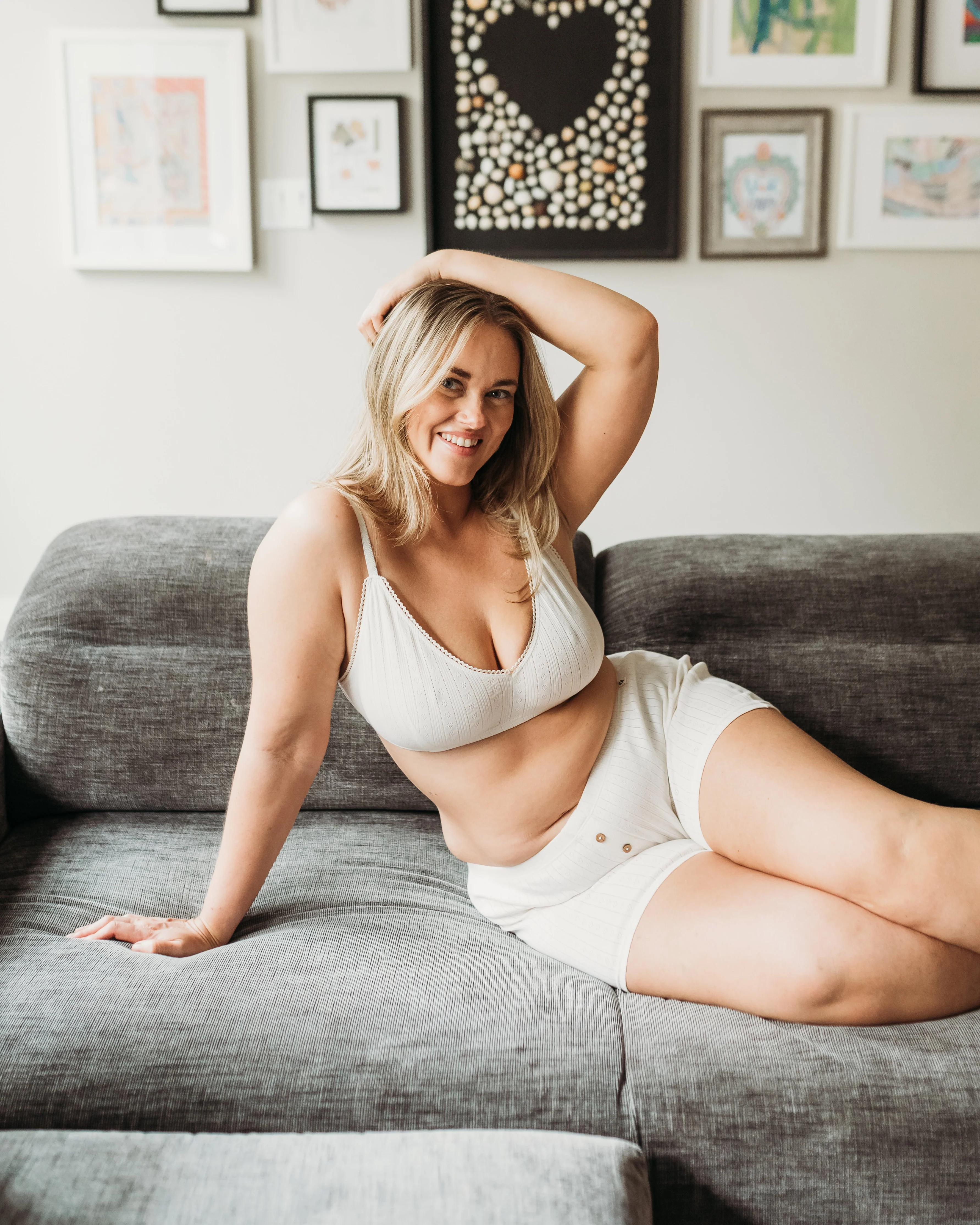 Women's Pointelle Boxers - 100% Organic Cotton - Image 18