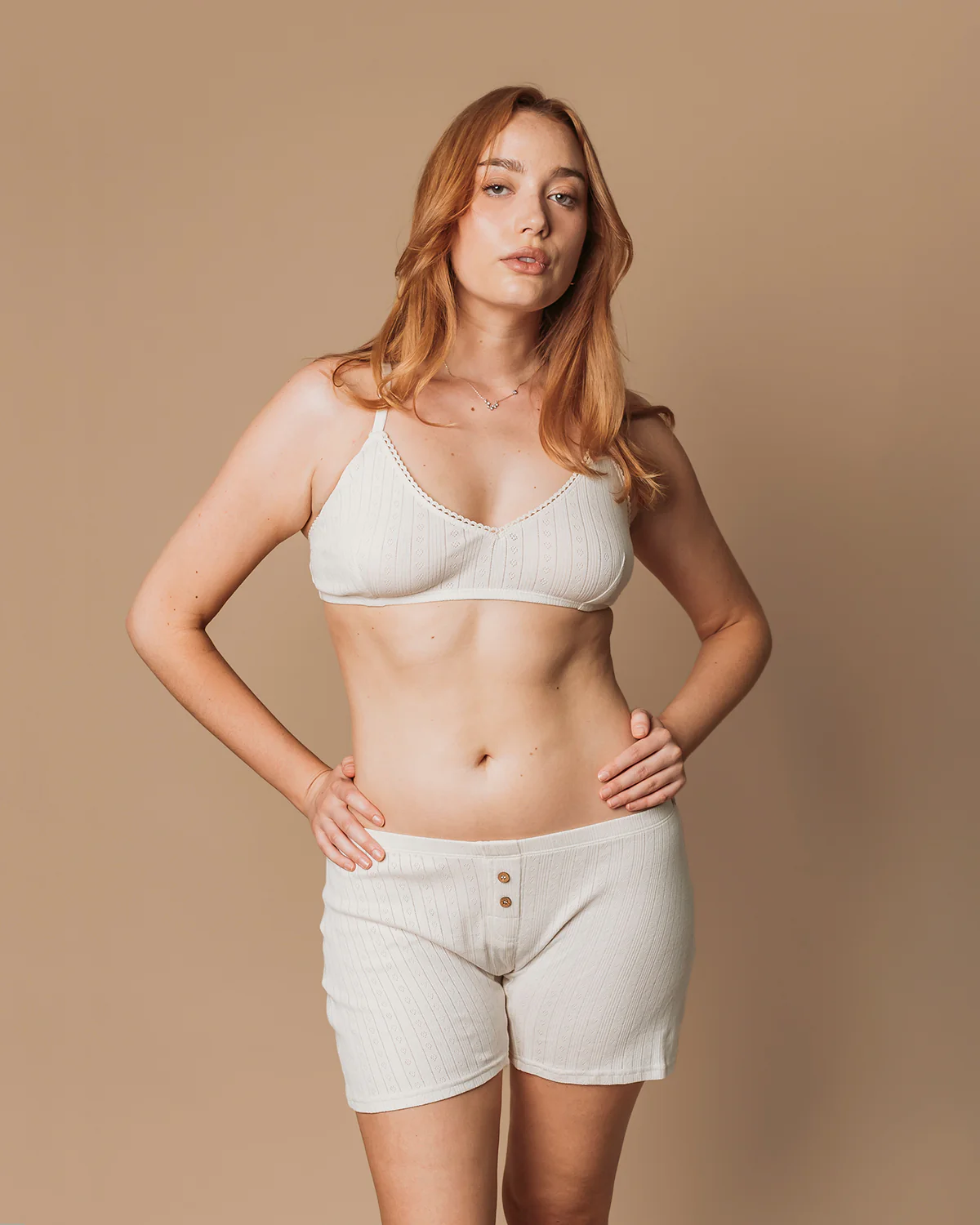 Women's Pointelle Boxers - 100% Organic Cotton - Image 5