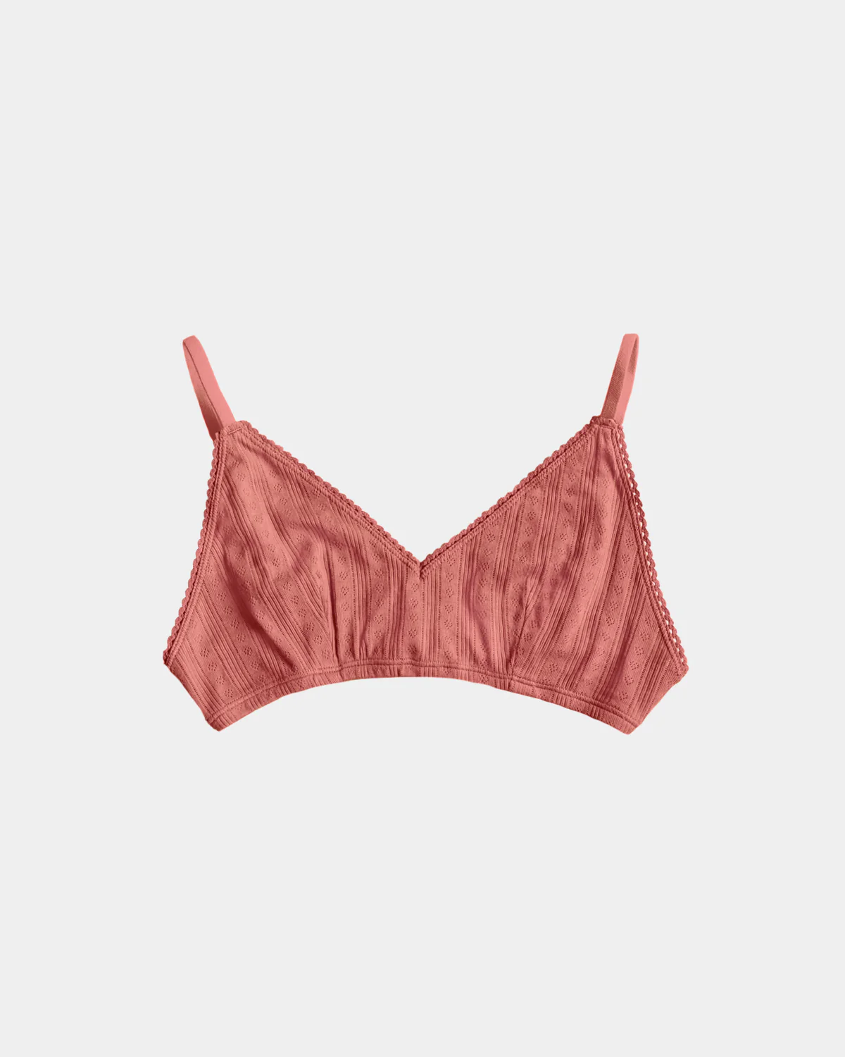 Women's Pointelle Bra - Natural, Plant Dyes - 100% Organic Cotton (2 pack) - Image 10